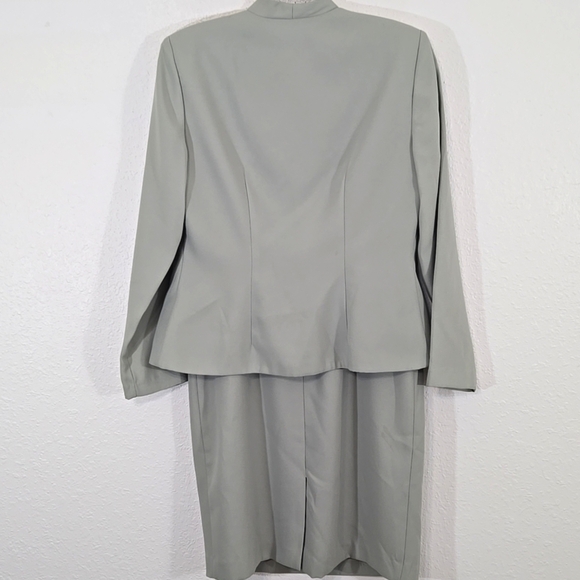 Mint Green J.R. Nites by Caliendo Vintage Sleeveless Dress w/Jacket, 10P - Picture 6 of 13